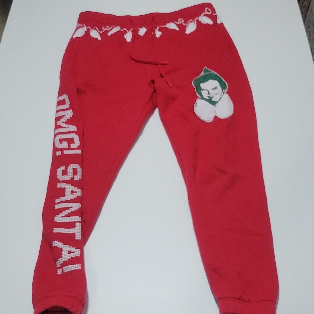 Shoe Palace ELF MOVIE thick Joggers OMG Santa Christmas